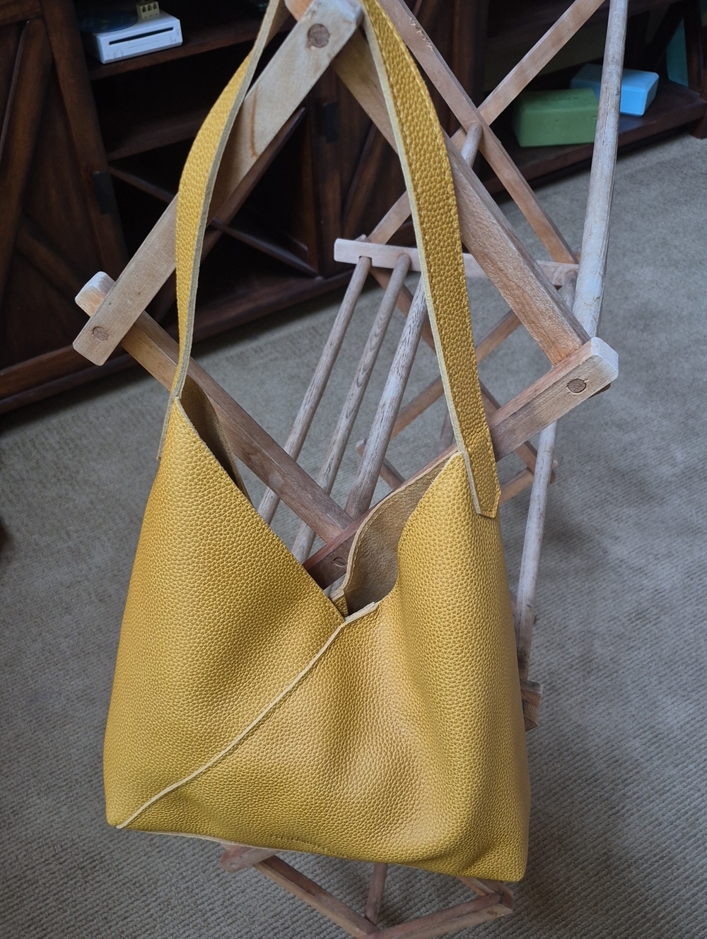 Portland Leather Goods Leather Naomi Bag Purse Hobo Cowgirl Rodeo Boho Travel